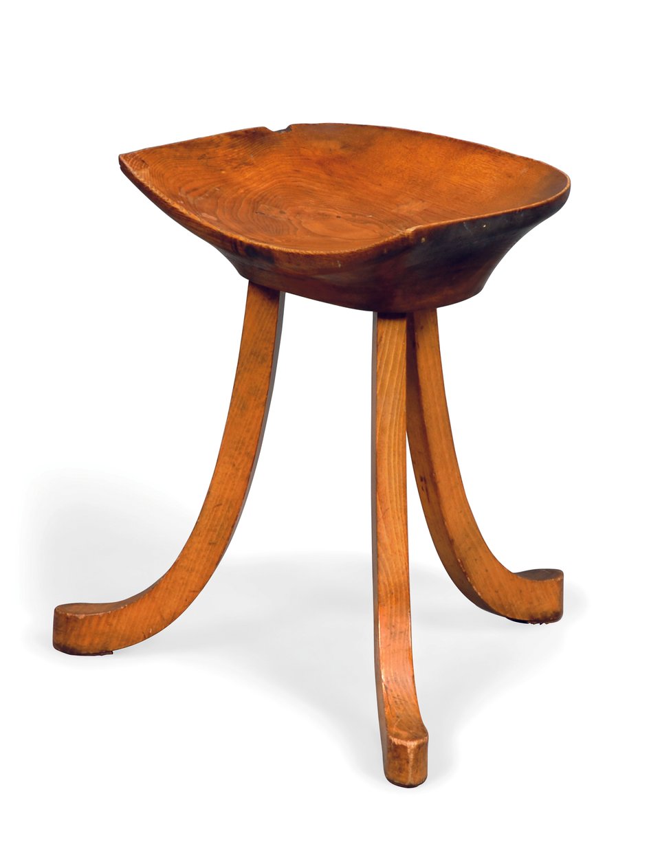 Stolička na stativ, cca 1905 (jasan) od Adolf Loos