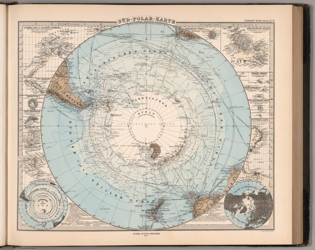 Příruční atlas všech částí Země a světa (2761018) od Adolf Stieler
