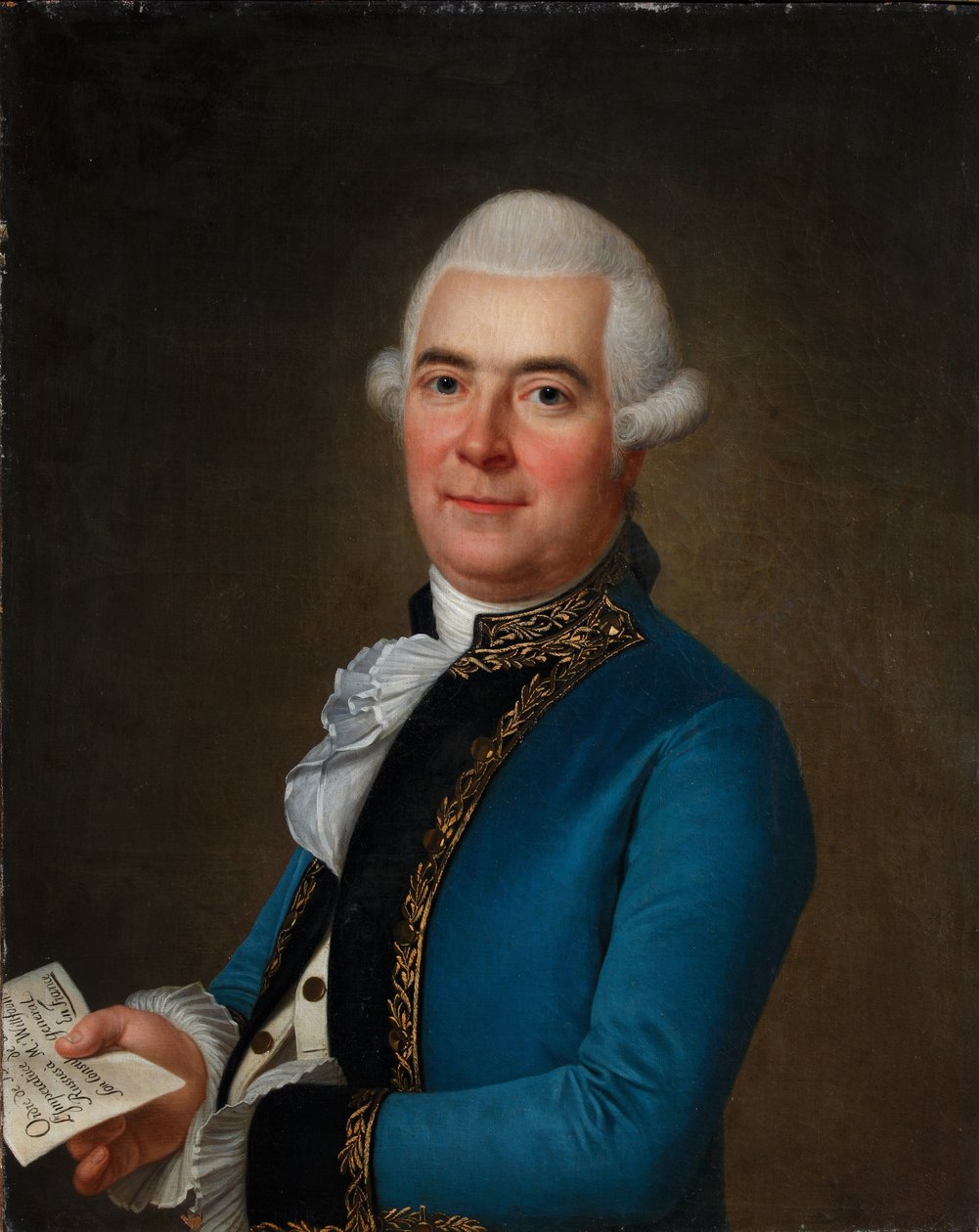 Portrét Arvida Wittfootha, 1789 od Adolf Ulrich Wertmuller