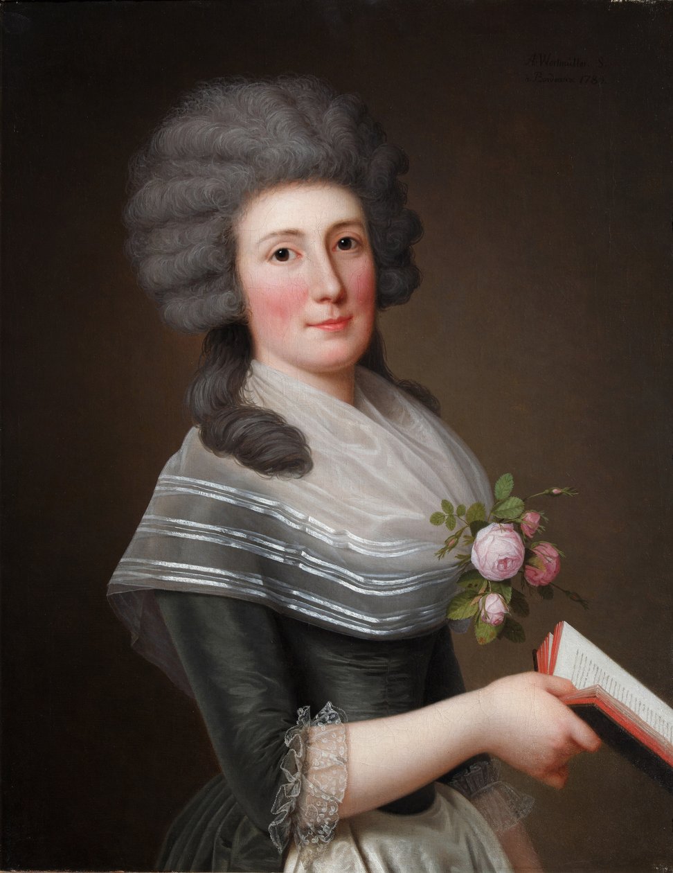 Portrét Madame Wittfooth, rozené Noer, 1789 od Adolf Ulrich Wertmuller
