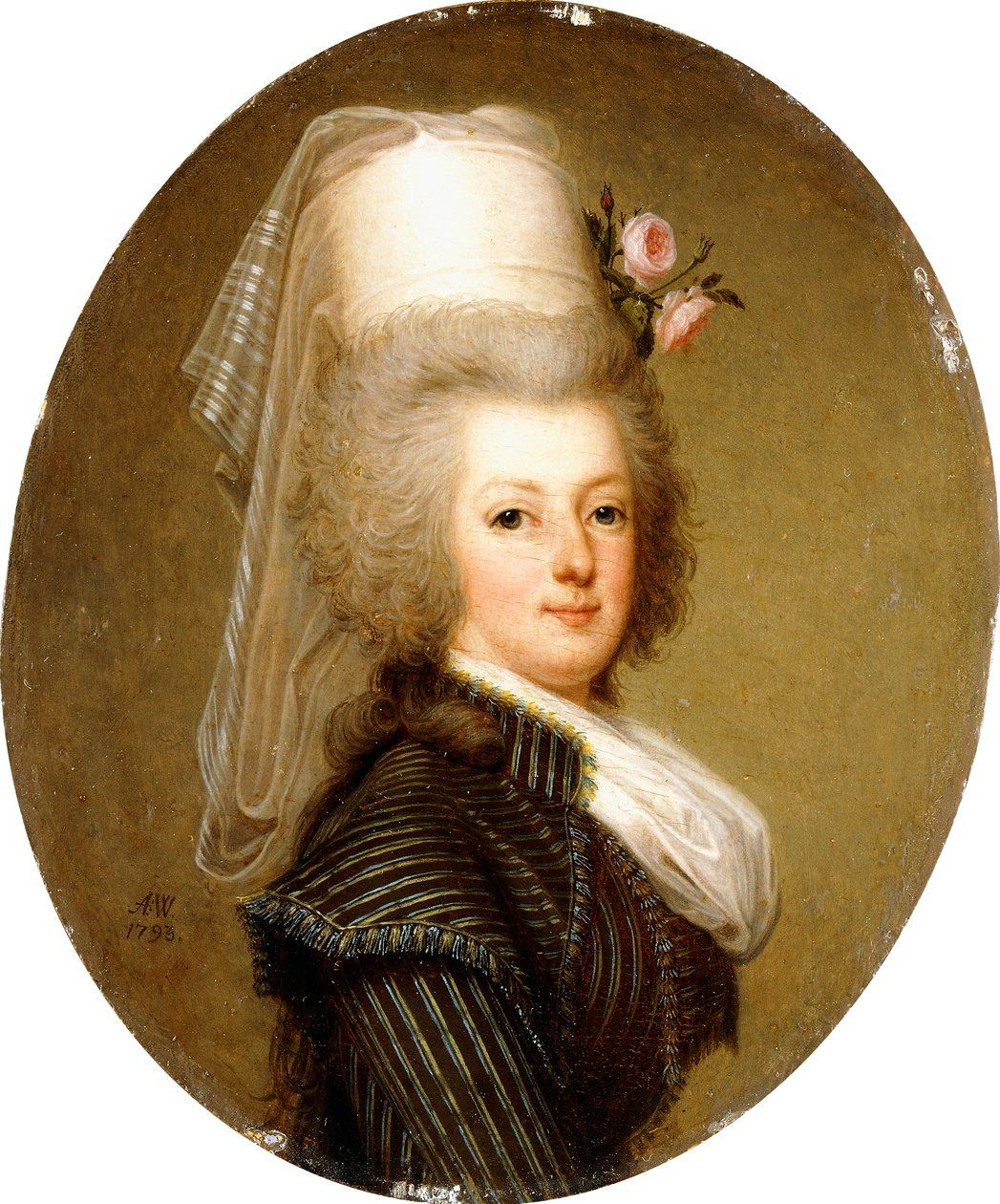 Portrét královny Marie Antoinetty, 1793 od Adolf Ulrich Wertmuller