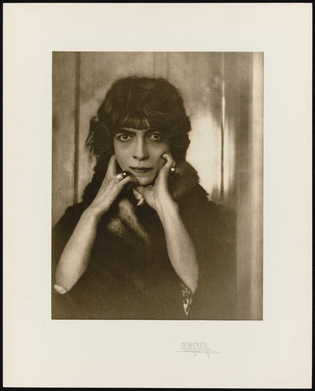 Portrét Marchesa Luisa Casati od Adolf de Meyer