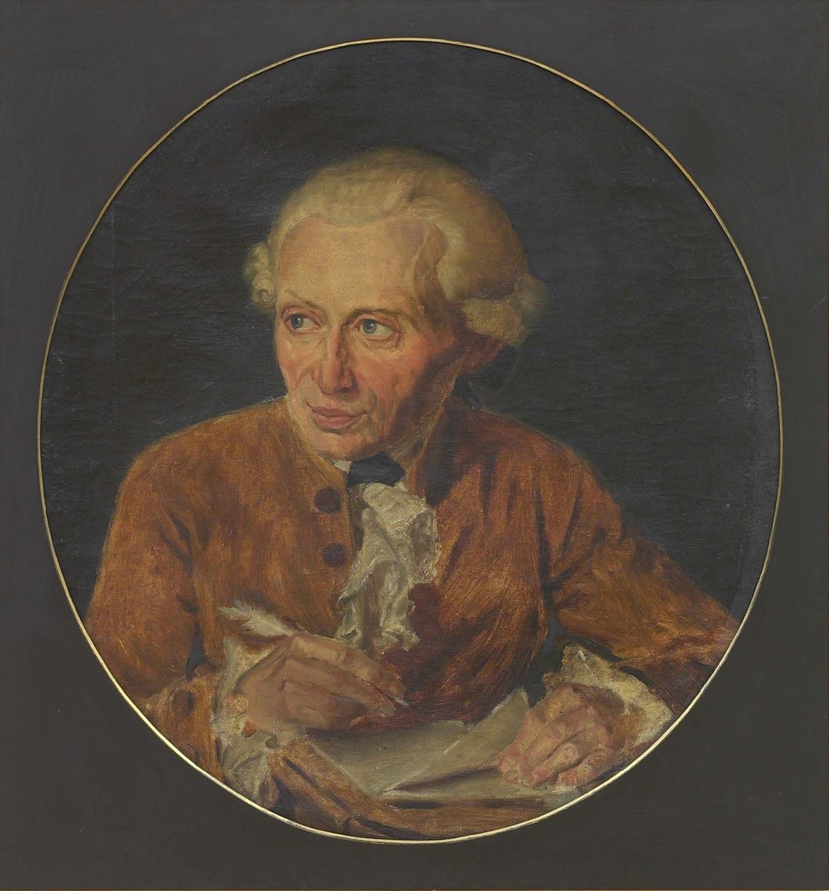 Portrét Immanuela Kanta 1724-1804, počátek 19. století od Adolf von Heydeck