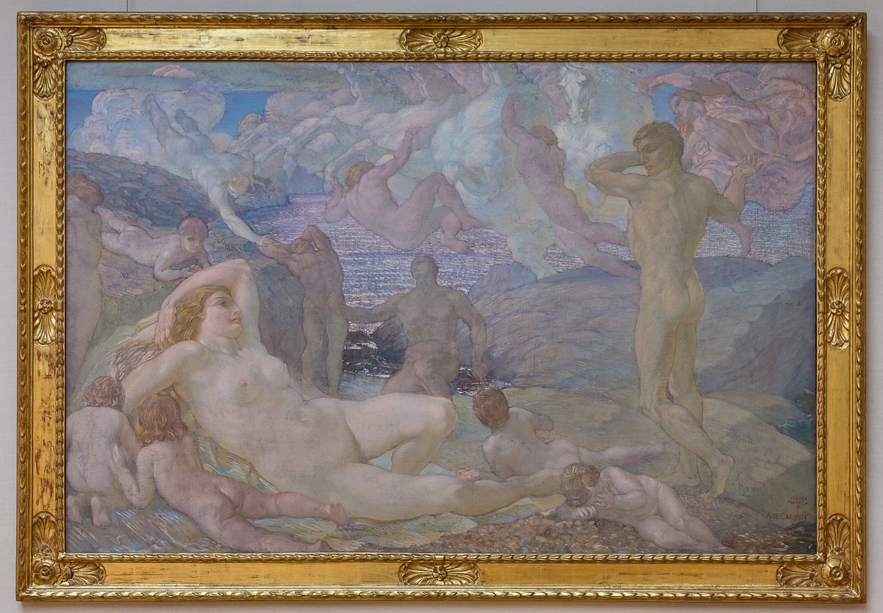 Mater Matuta nebo Dawn (olej na plátně) od Adolfo de Carolis