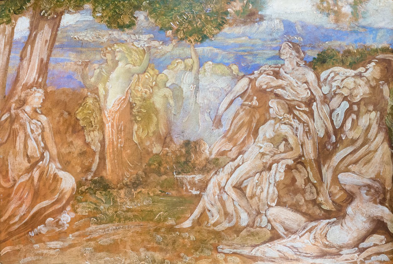 Venuše a Adonis od Adolfo de Carolis