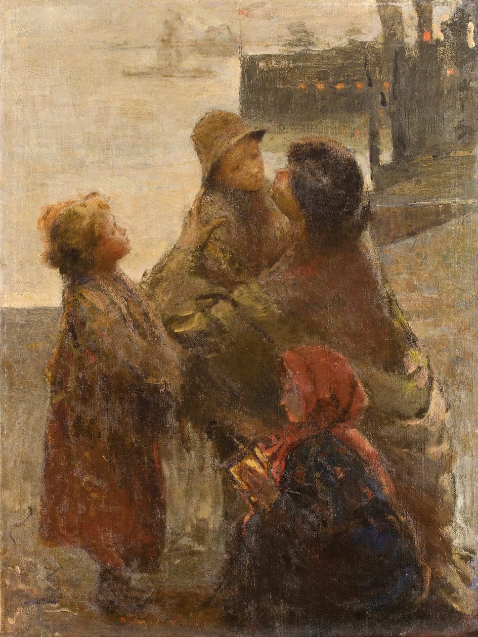 Vzpomínka na mumii Obraz od Adolfa Ferragutiho Viscontiho (1850-1924) 1903 Soukromá sbírka od Adolfo Feragutti Visconti