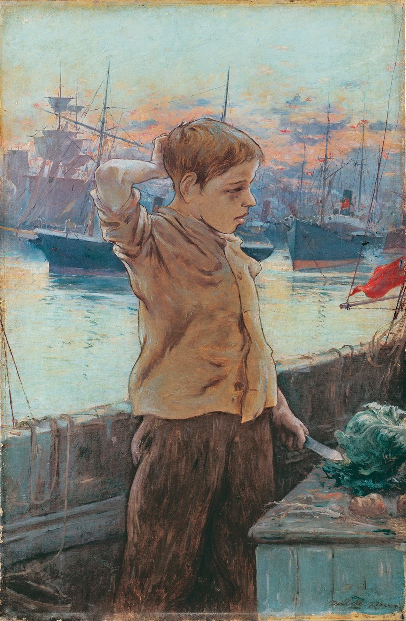"Le mousse"" (Lodní chlapec) Peinture d