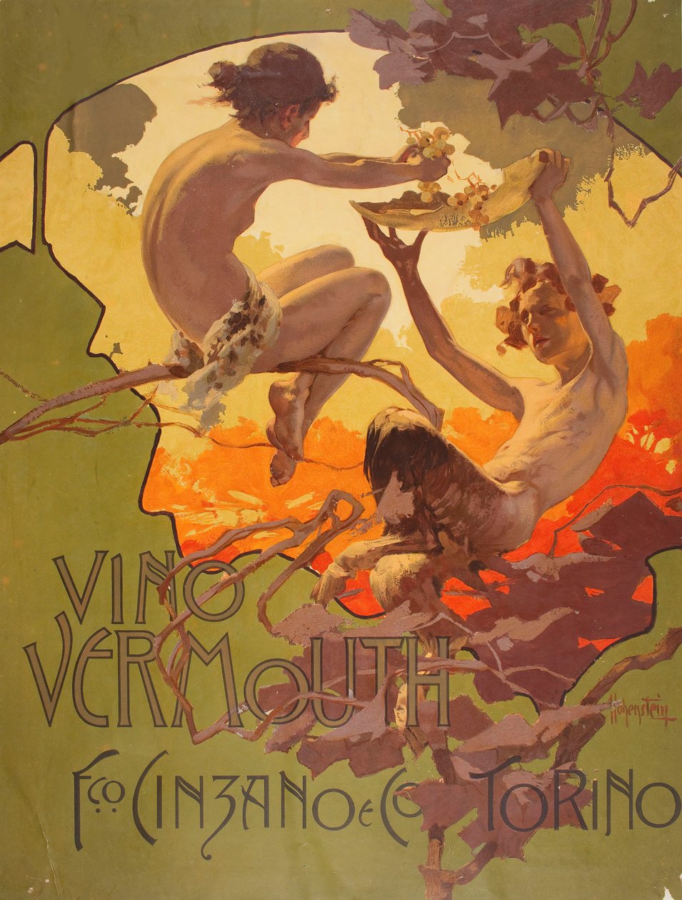 Vermut Cinzano, 1901. od Adolfo Hohenstein