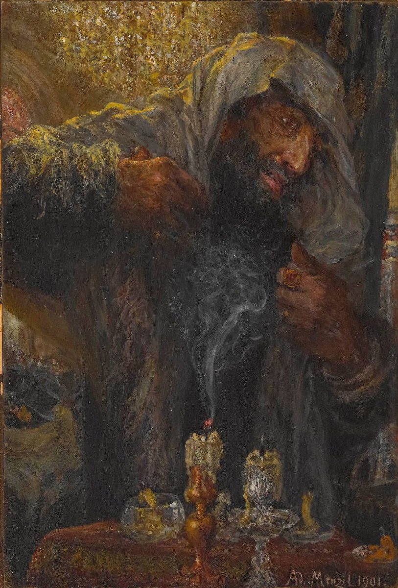 Konec svátku smíření od Adolph Menzel