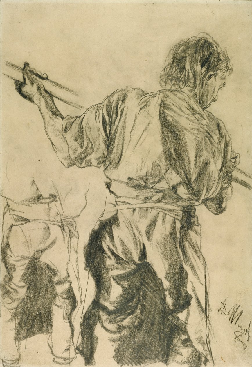 Figurenstudie od Adolph Menzel