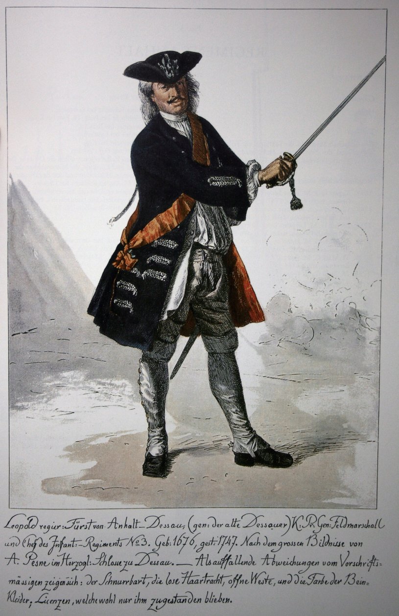 Prince of Anhalt-Dessau od Adolph Menzel