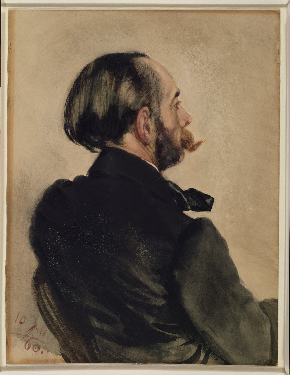 Richard, bratr umělce, 1860 od Adolph Menzel