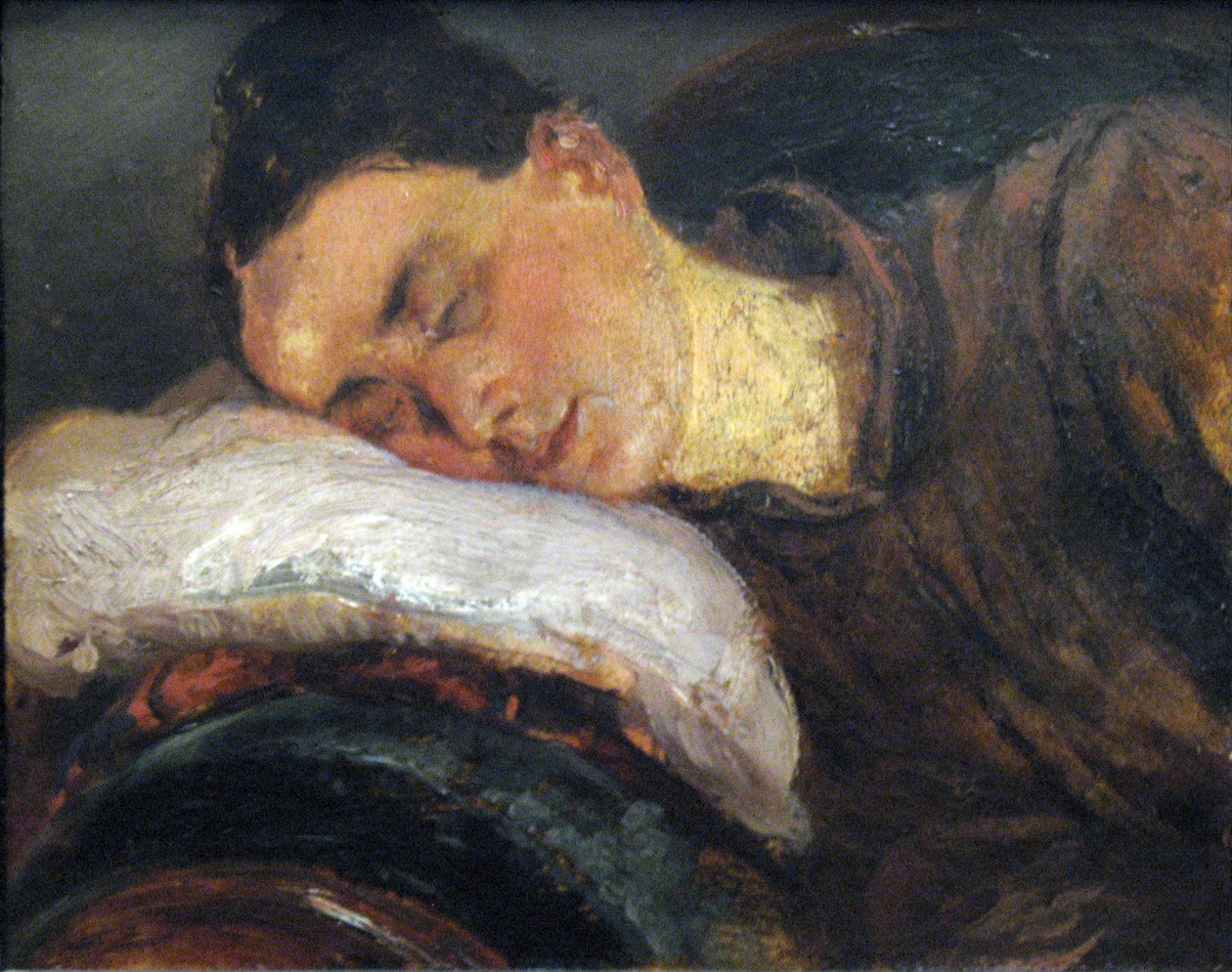 Spící žena od Adolph Menzel