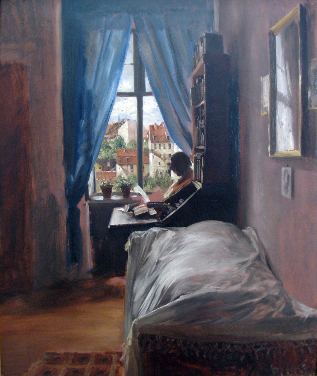 Ložnicový umělec Ritterstrasse od Adolph Menzel