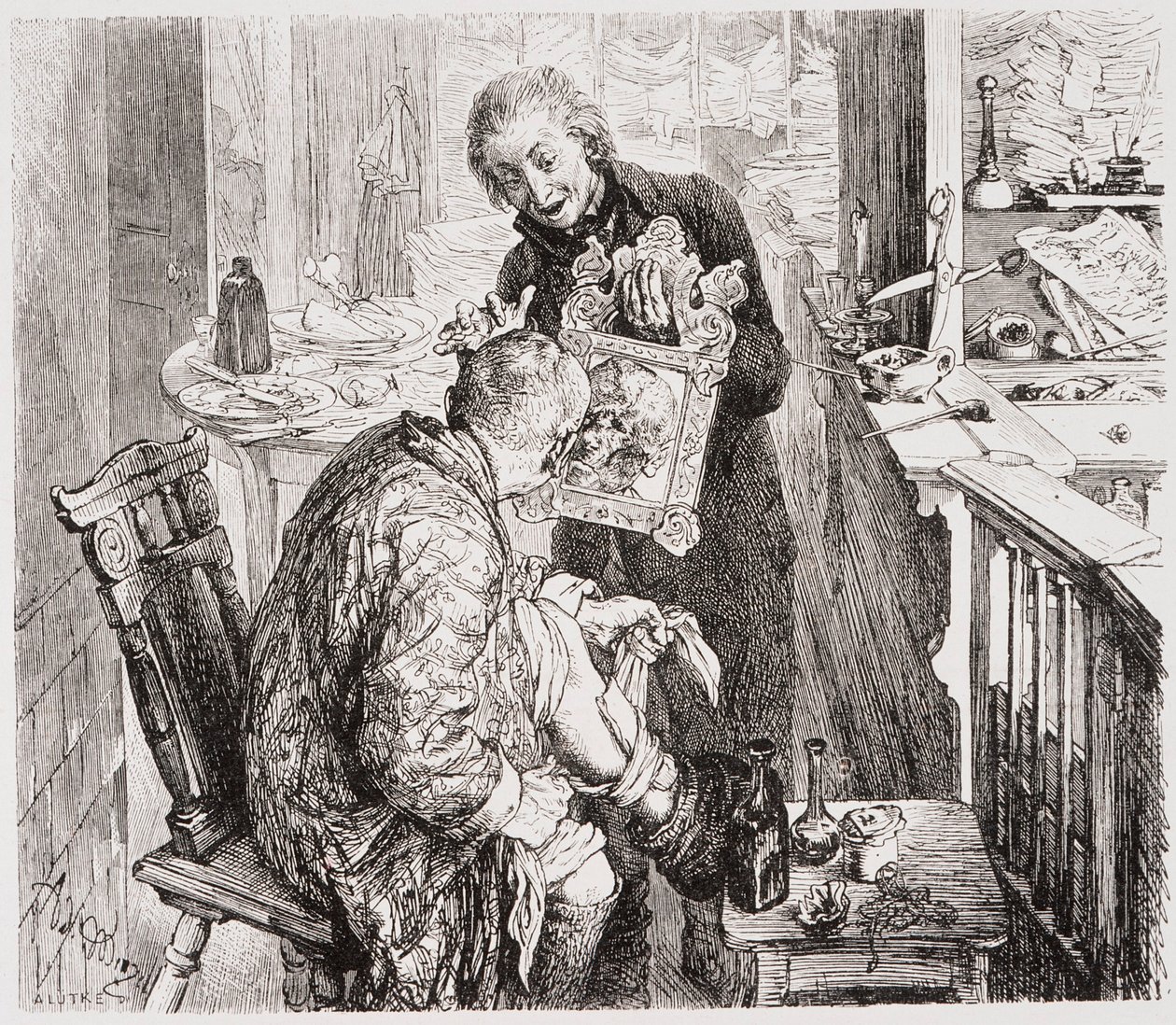 Rozbitý džbán od Adolph Menzel