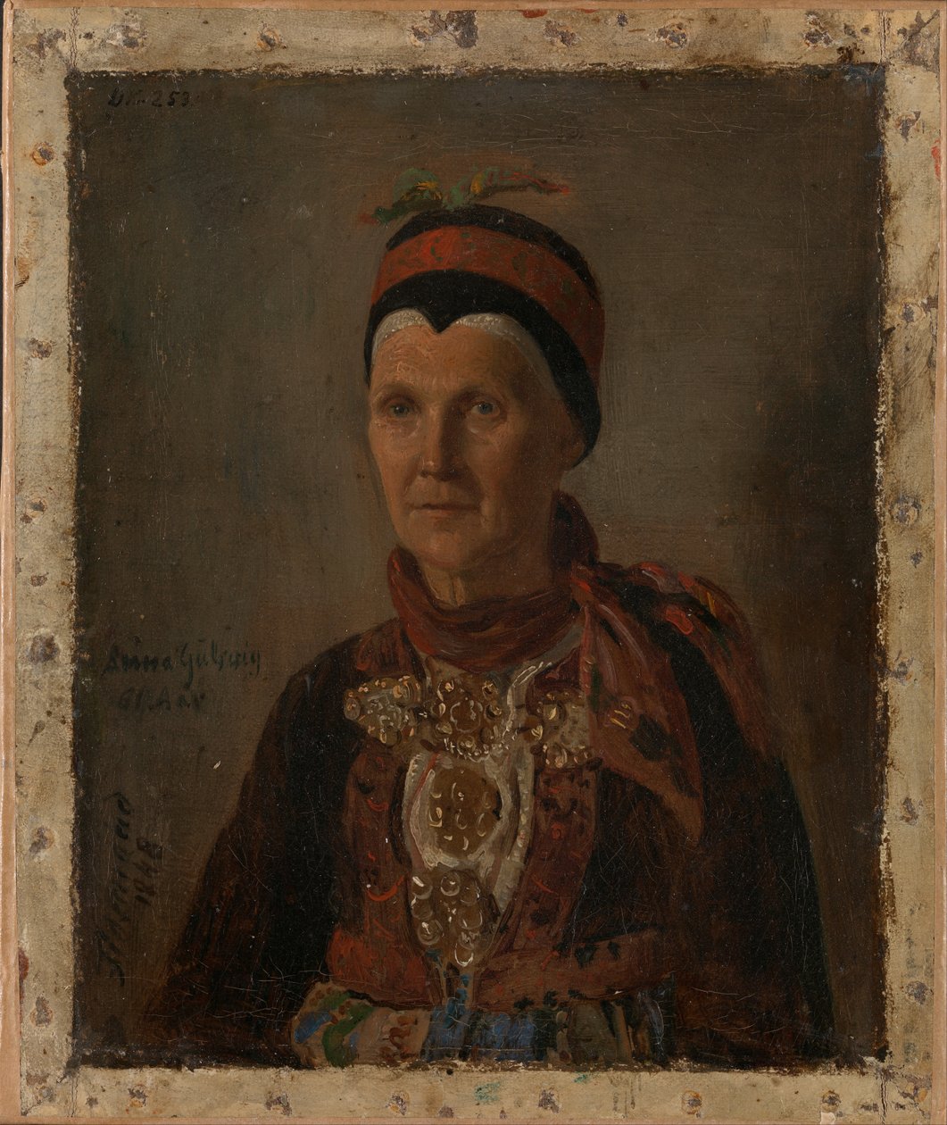 Portrét Anny Gulsvig od Adolph Tidemand