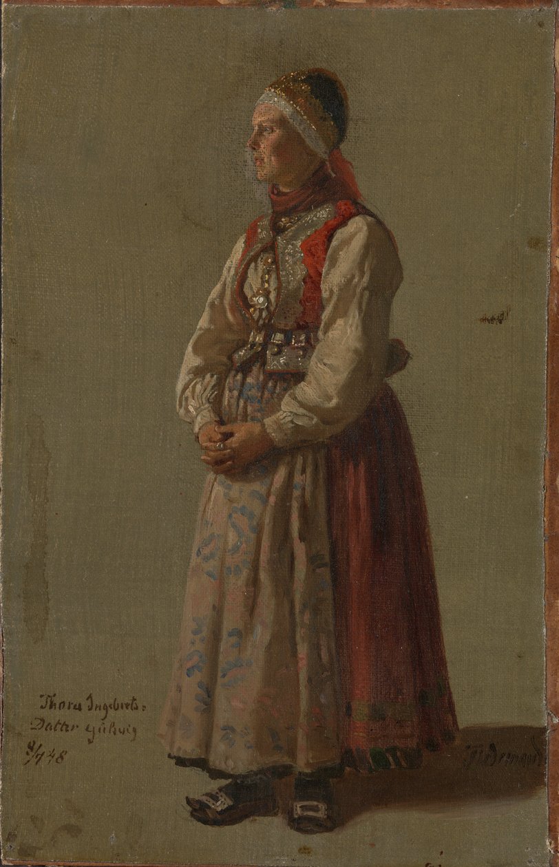 Thora Ingebretsdatter Gulsvig od Adolph Tidemand