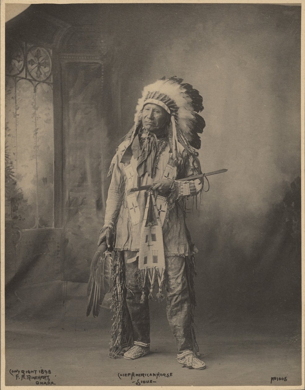 [náčelník amerických koní z Oyátu Oceti Sakowin]
 od Adolph F. Muhr