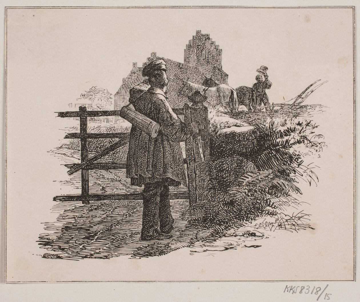 Večerní čas od Johan Adolph Kittendorff