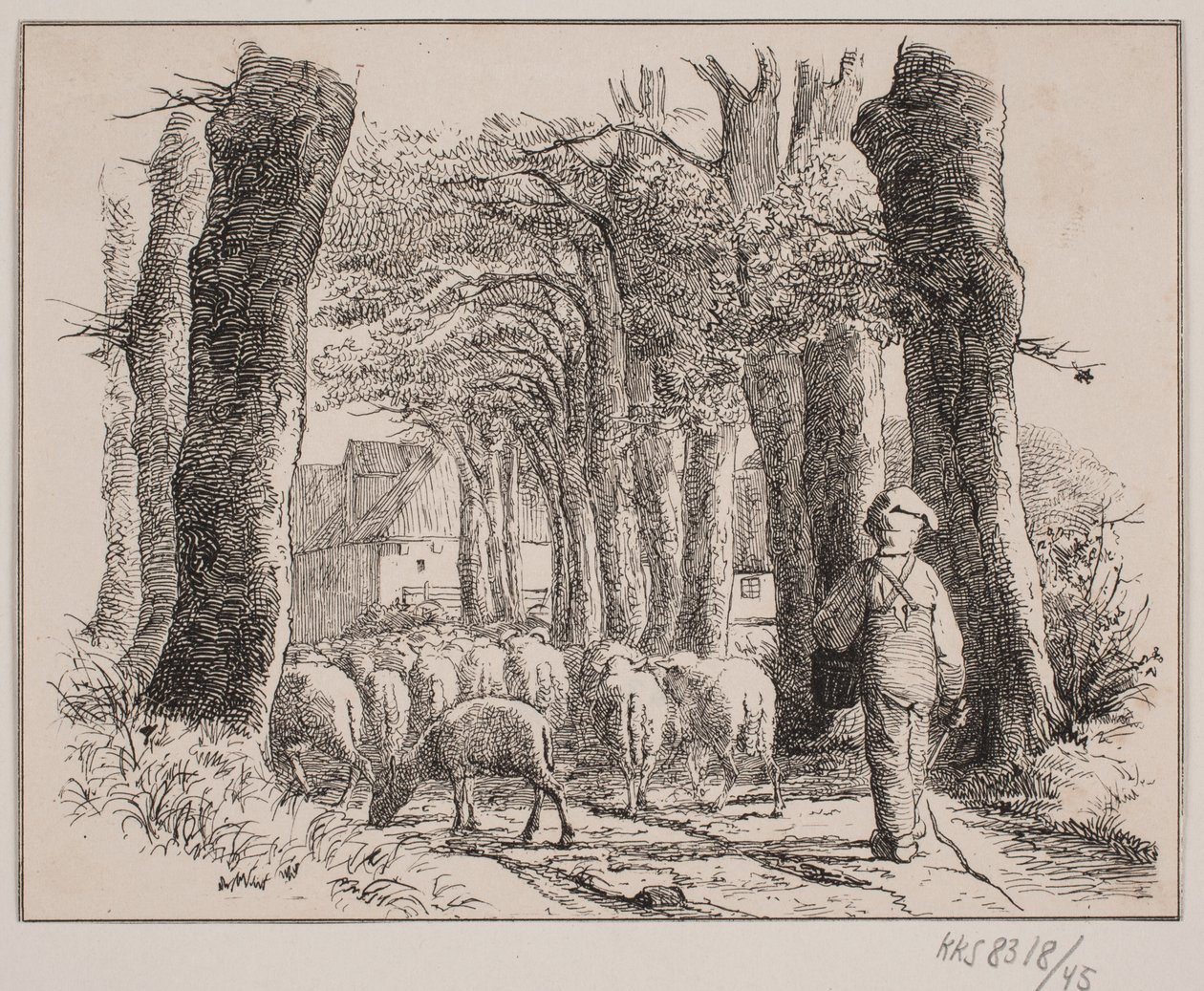 Chlapec opatrovník od Johan Adolph Kittendorff