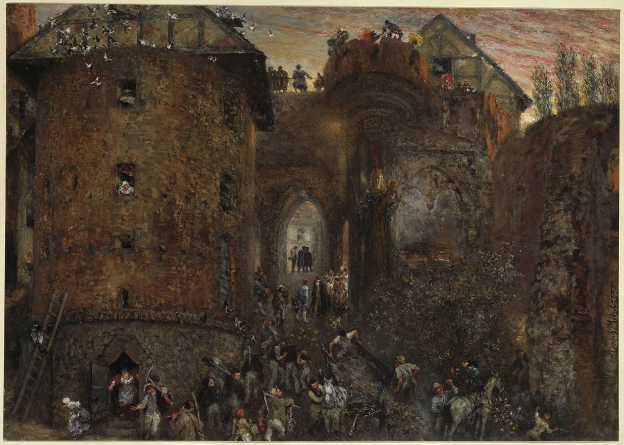 U Marienburgu od Adolph Menzel