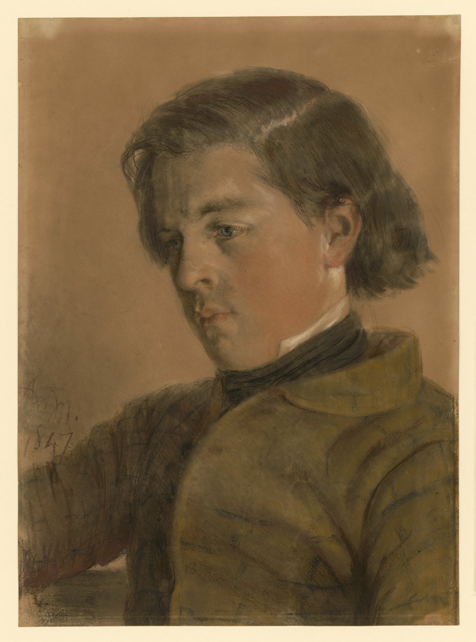 Carl Johann Arnold v 17. roce života od Adolph Menzel