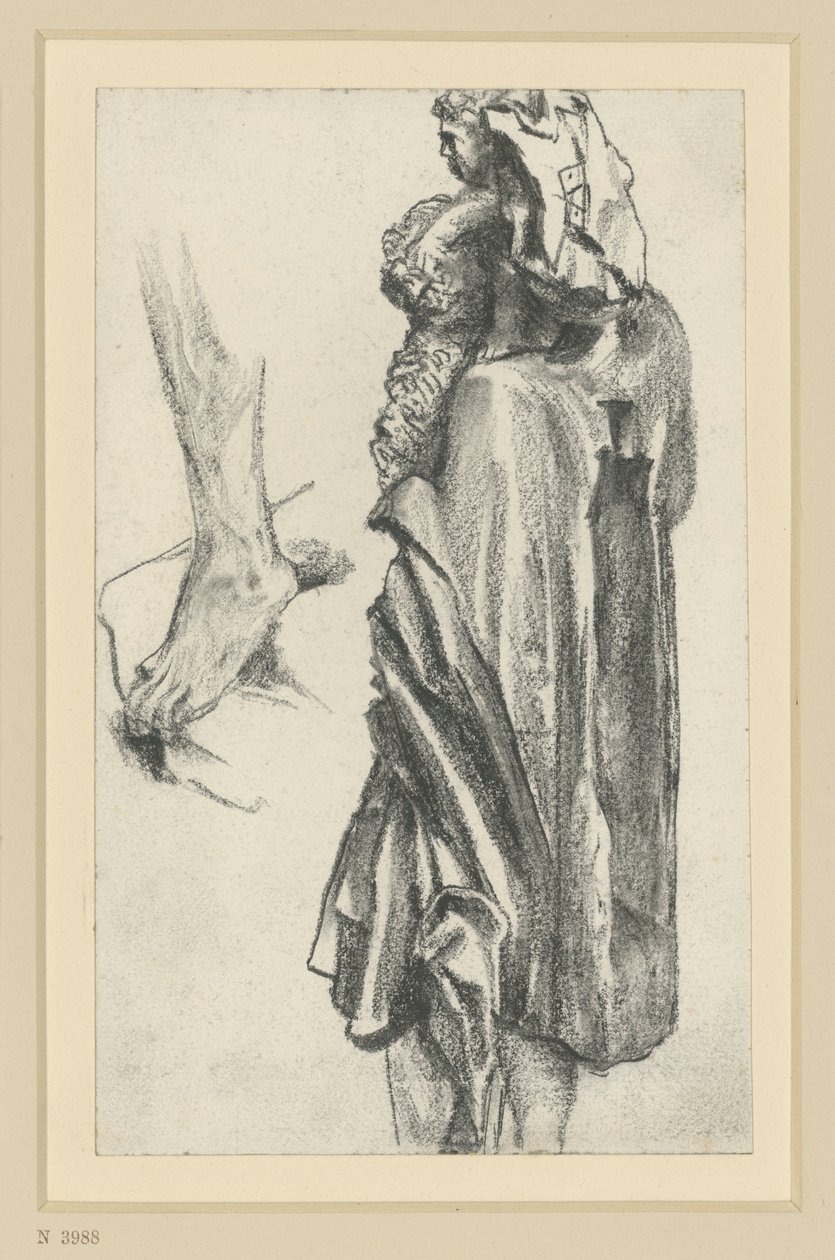 Christophorus od Freibergského mistra apoštolů v Drážďanech od Adolph Menzel