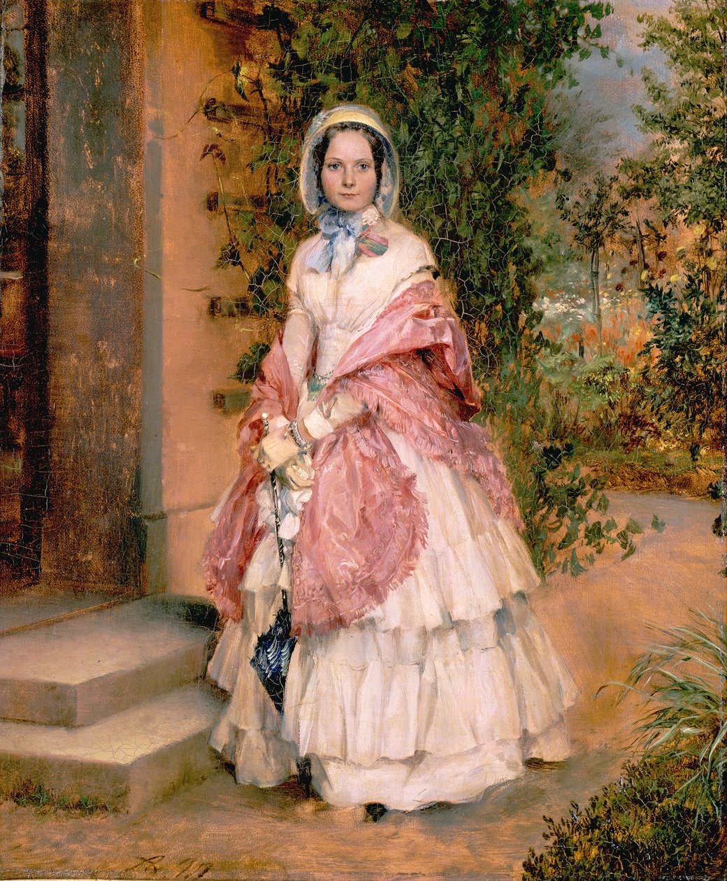 Clara Ilgner (později paní Schmidtová von Knobelsdorffová) od Adolph Menzel