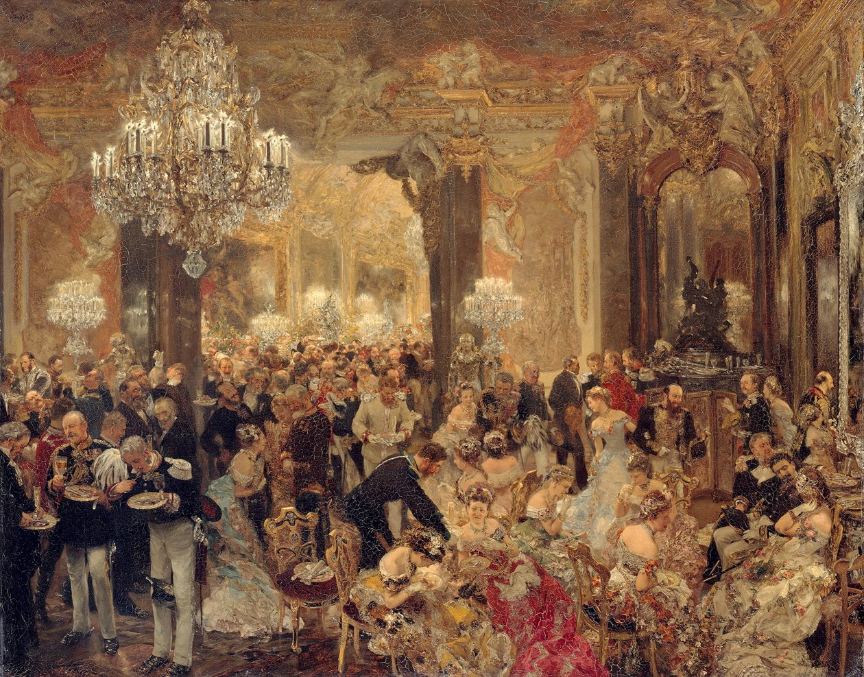 Ballsouper od Adolph Menzel
