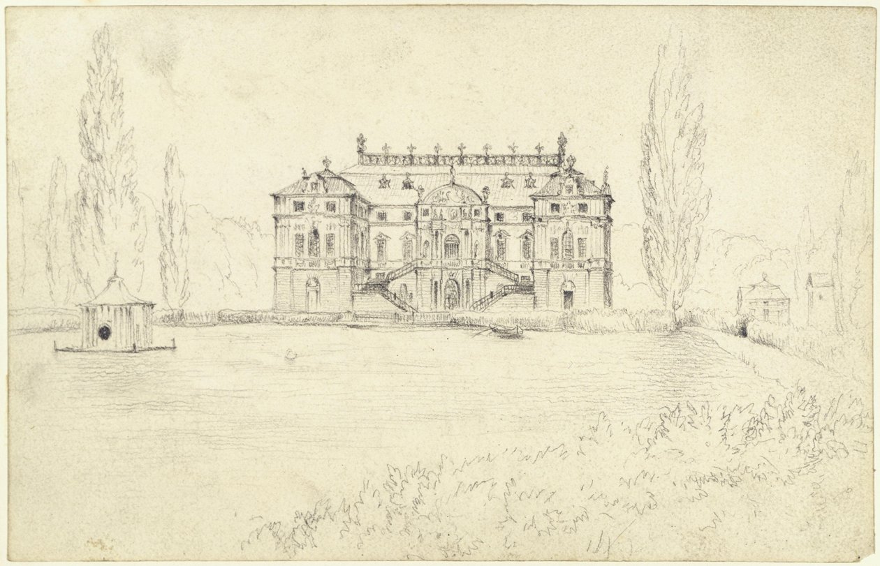 Palác ve Velké zahradě v Drážďanech od Adolph Menzel