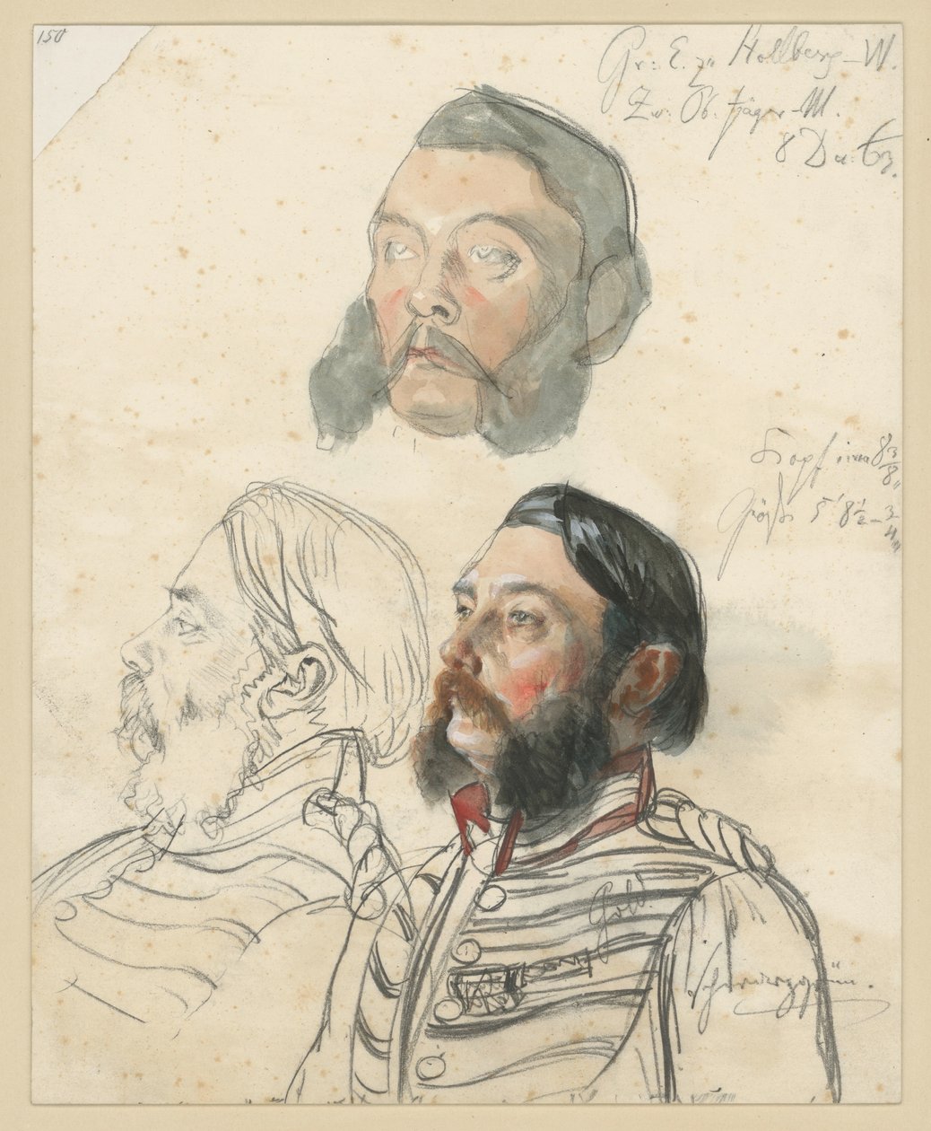 Eberhard hrabě ze Stolbergu-Wernigerode od Adolph Menzel