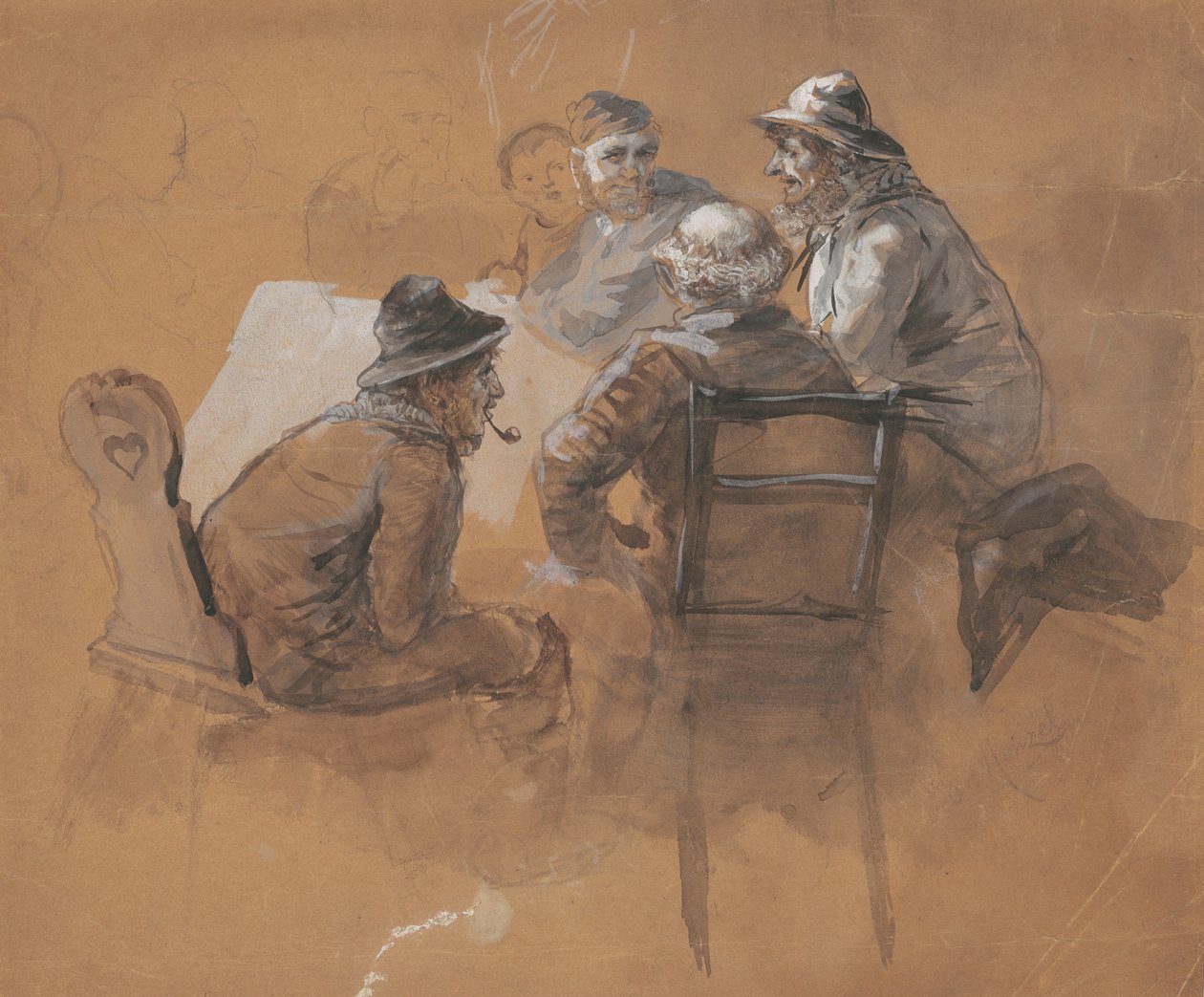 Rybáři od Adolph Menzel