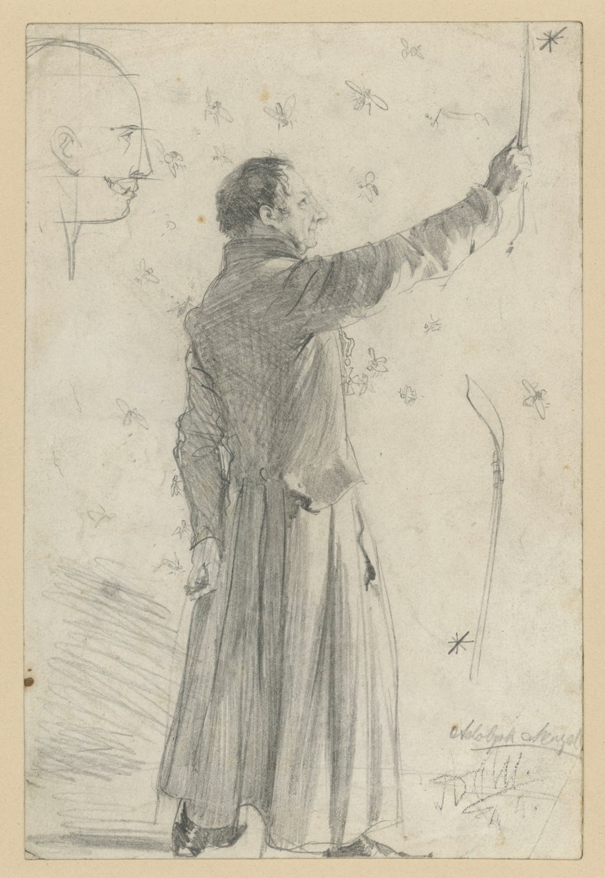 Okresní soudce Karl Martini od Adolph Menzel