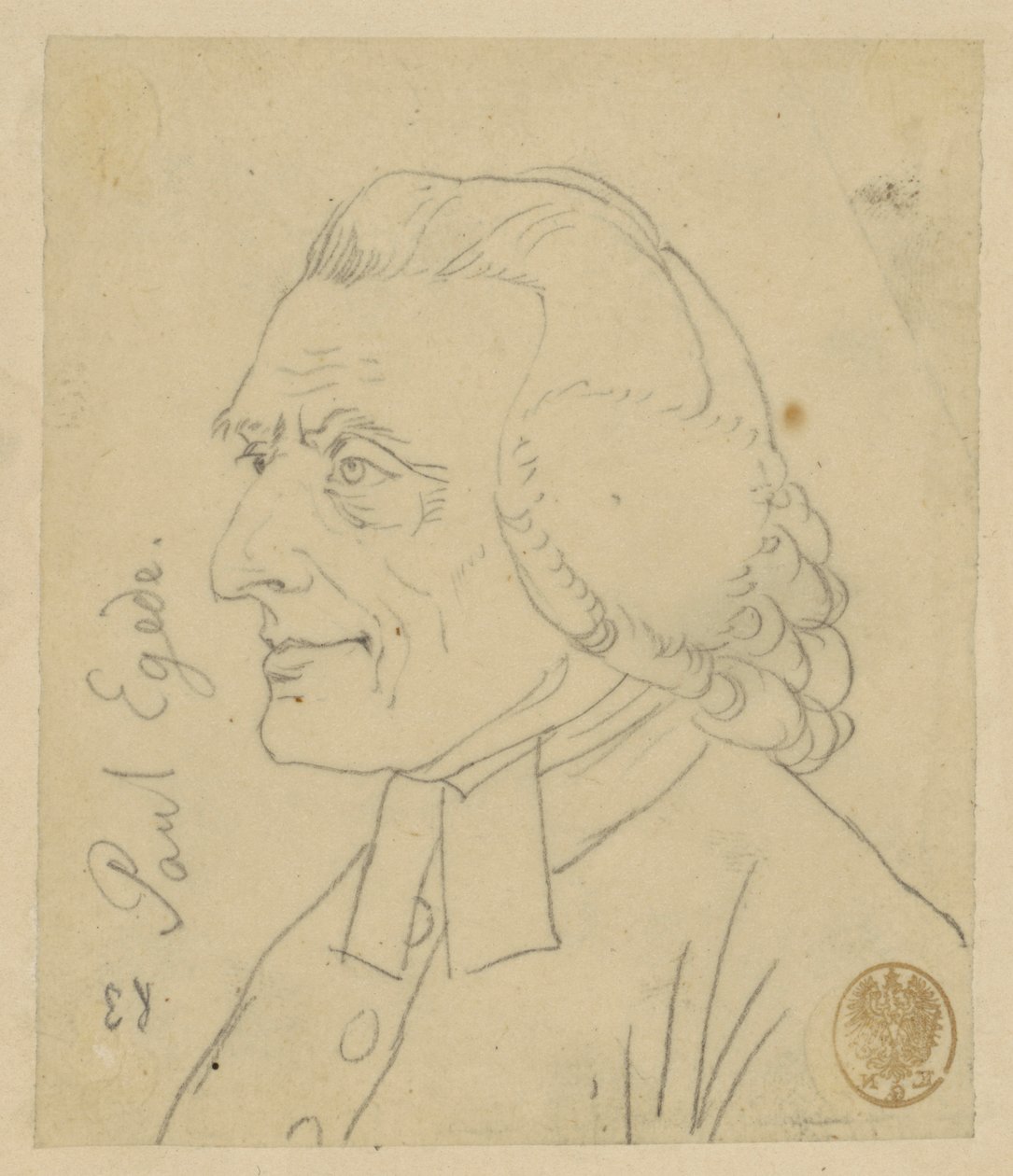 Paul Egede. Pastor od Adolph Menzel