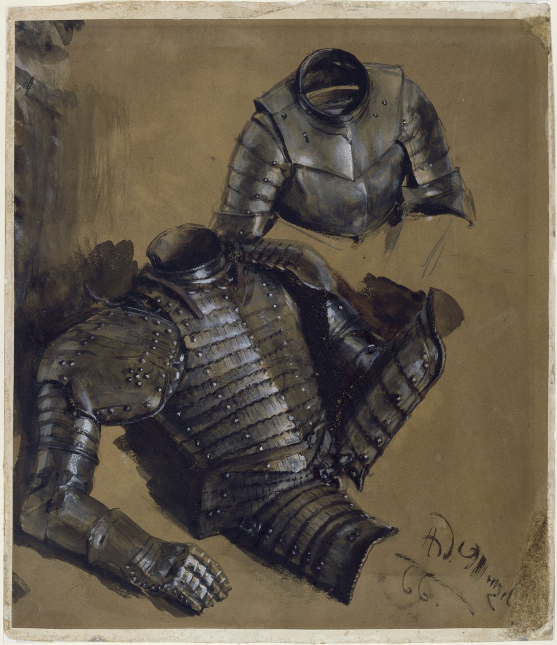 Studie zbrojí od Adolph Menzel