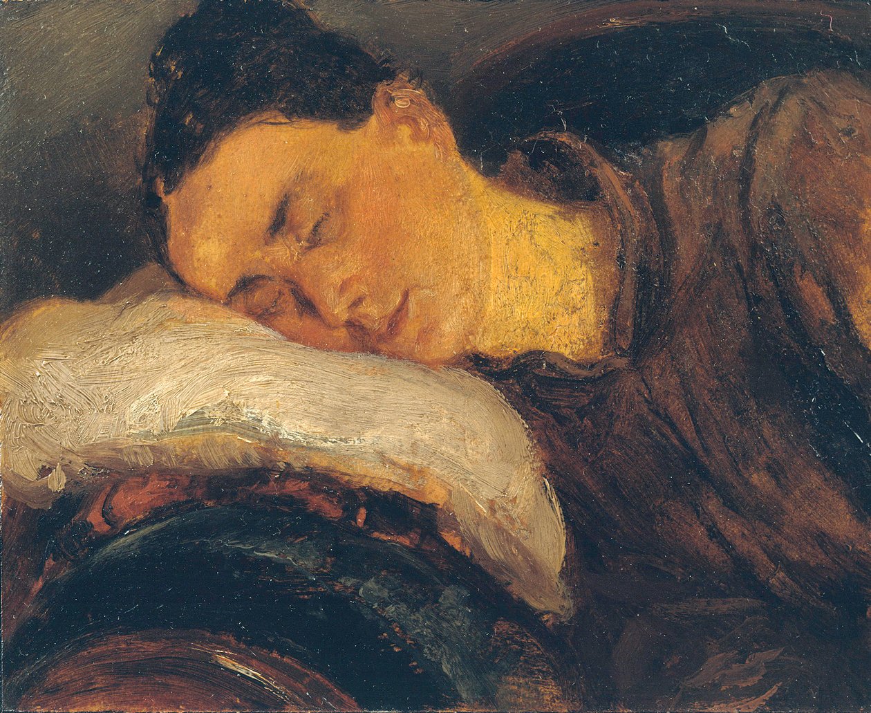 Spící žena od Adolph Menzel
