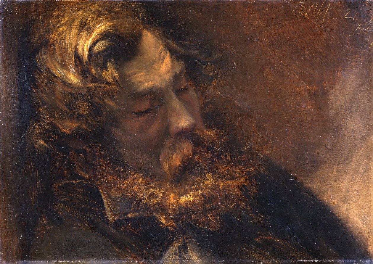 Spící muž od Adolph Menzel