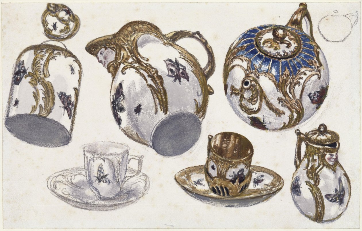 Stolní servis z doby Fridricha II. od Adolph Menzel