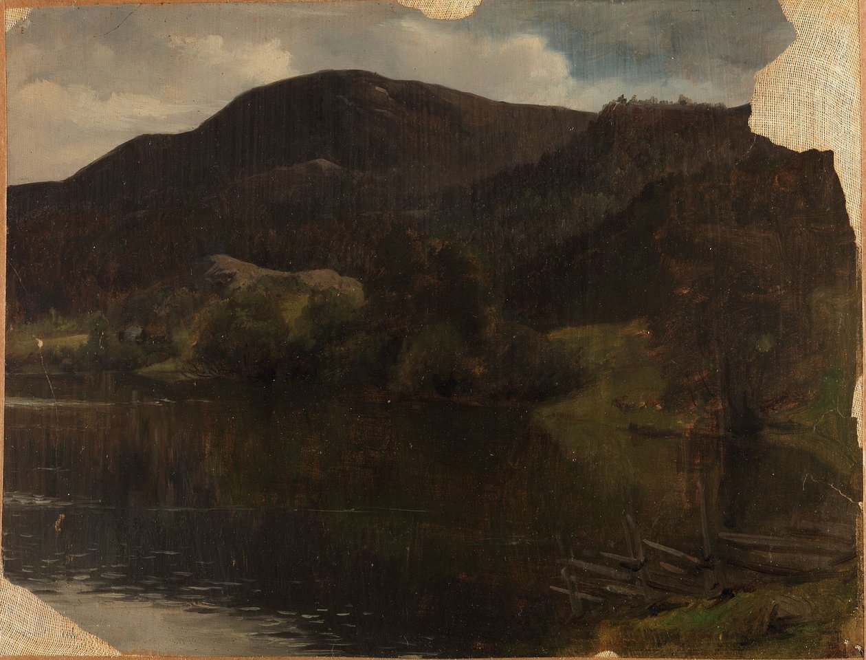 Jezero od Adolph Tidemand
