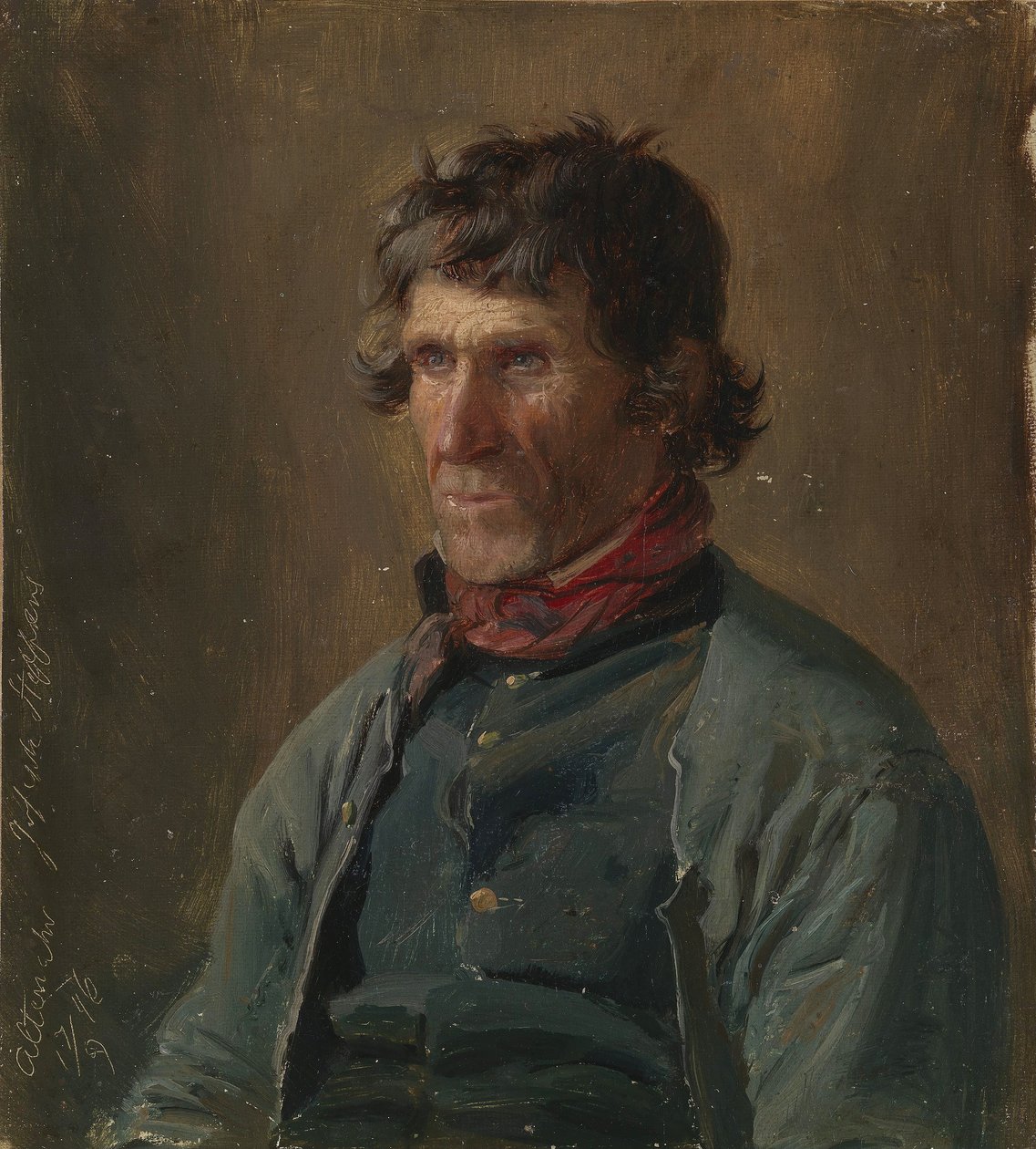 Joseph Steffens z Altenahru. Studie postavy od Adolph Tidemand
