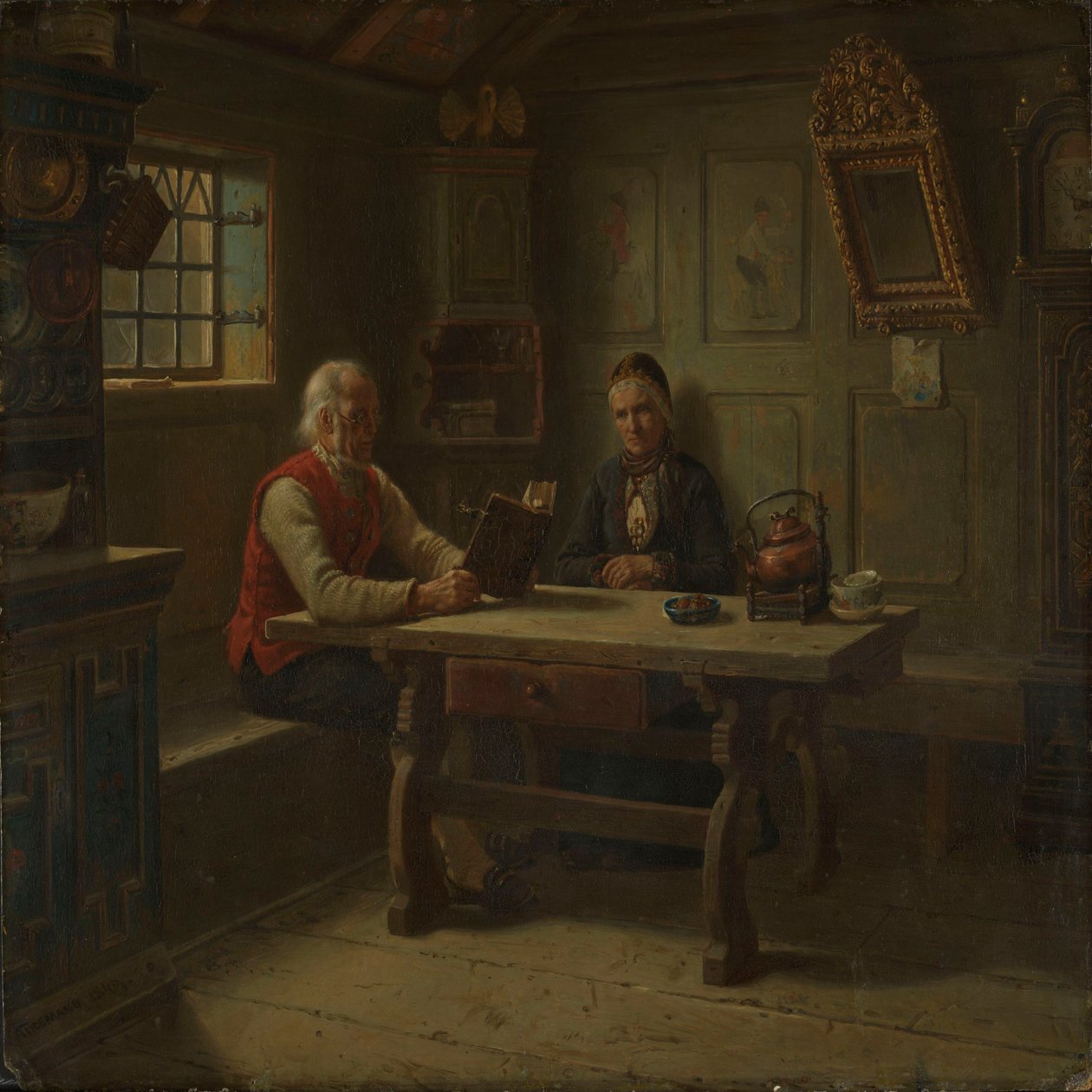 Osamělost ve stáří od Adolph Tidemand