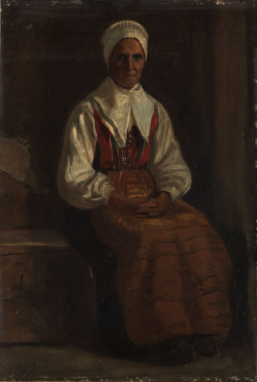 Venkovská žena od Adolph Tidemand