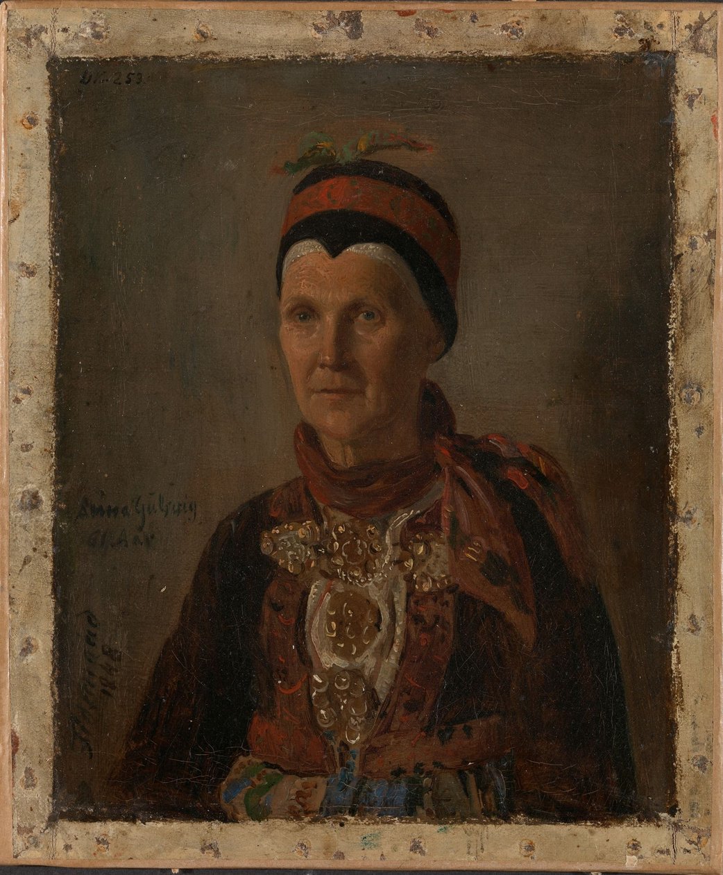 Portrét Anny Gulsvigové od Adolph Tidemand