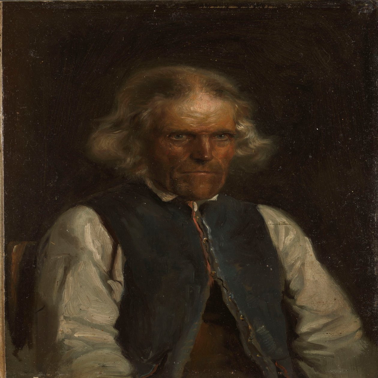 Portrét farmáře z Vossu od Adolph Tidemand