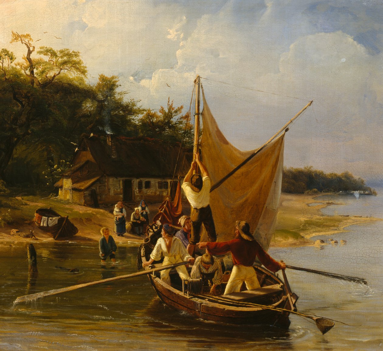 Návrat dánských rybářů od Adolph Tidemand