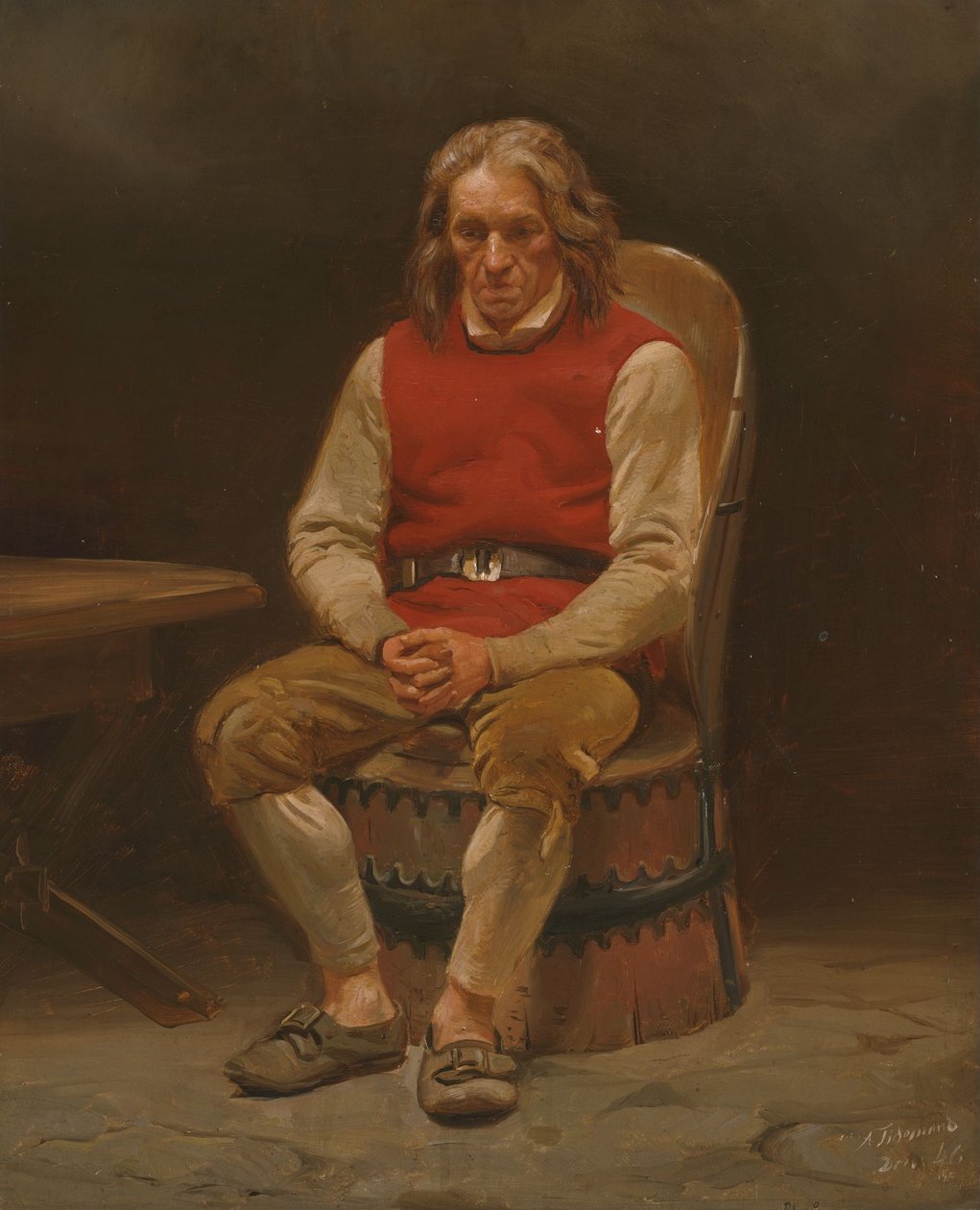 Sedící rolník od Adolph Tidemand