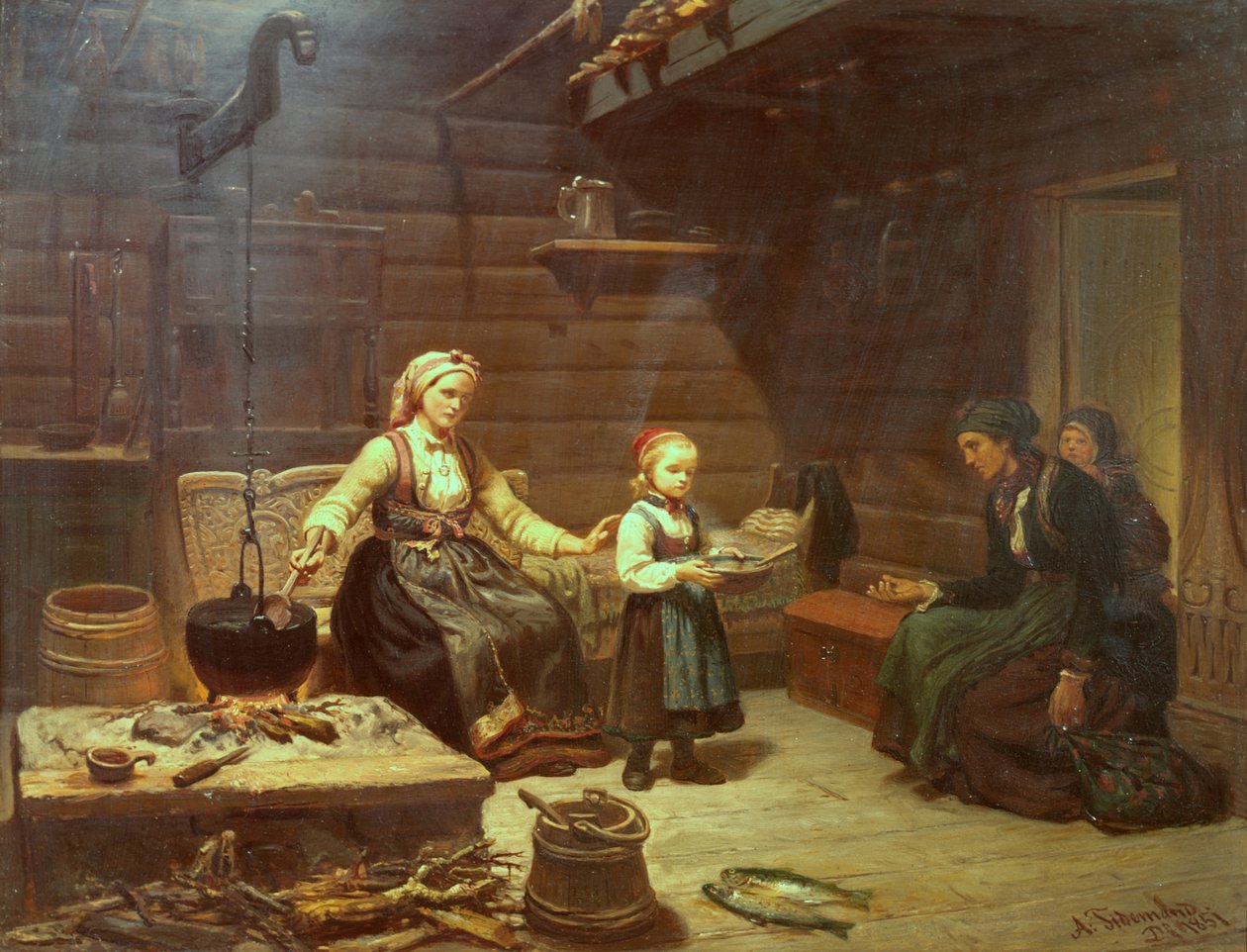 Žebrák od Adolph Tidemand