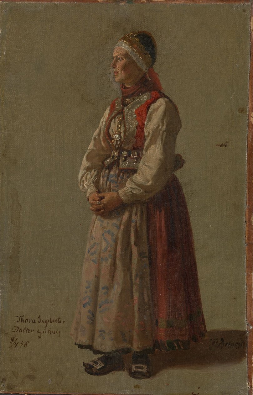 Thora Ingebretsdatter Gulsvig od Adolph Tidemand