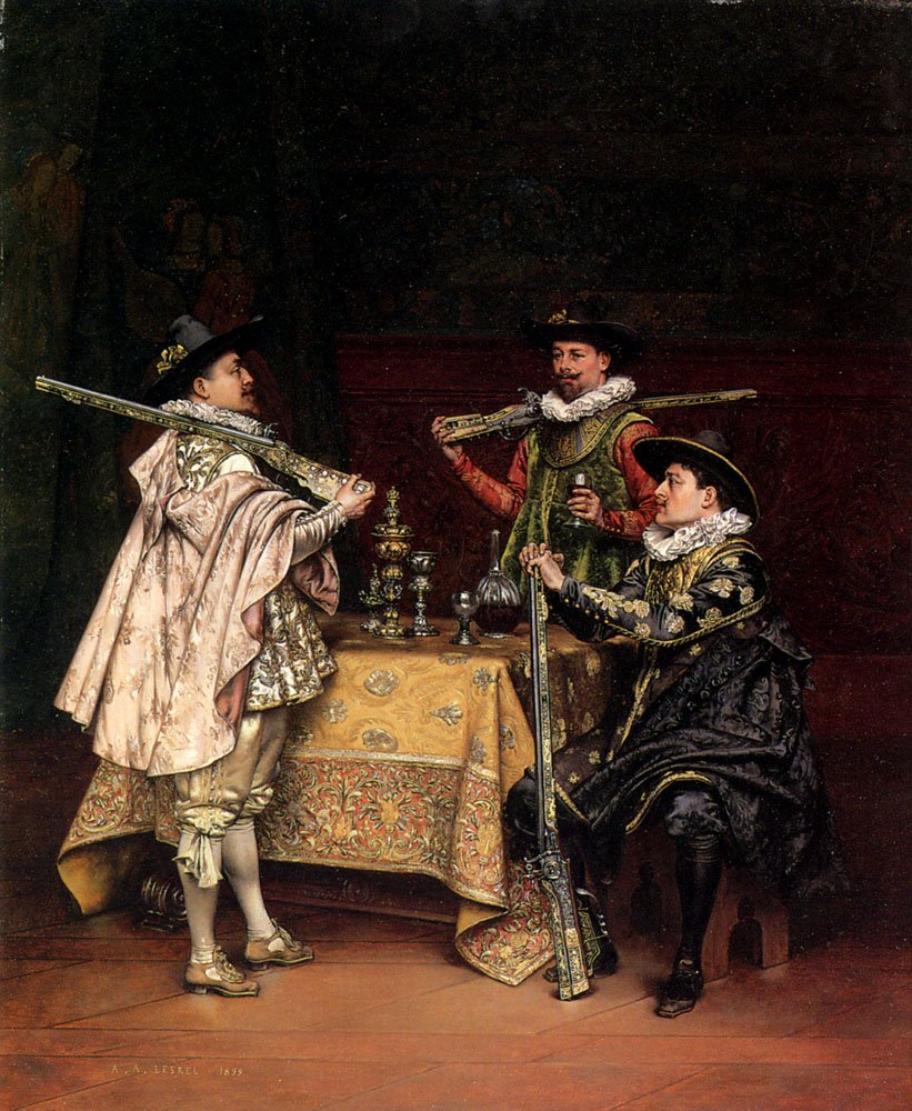 Dny střílejí od Adolphe Alexandre Lesrel