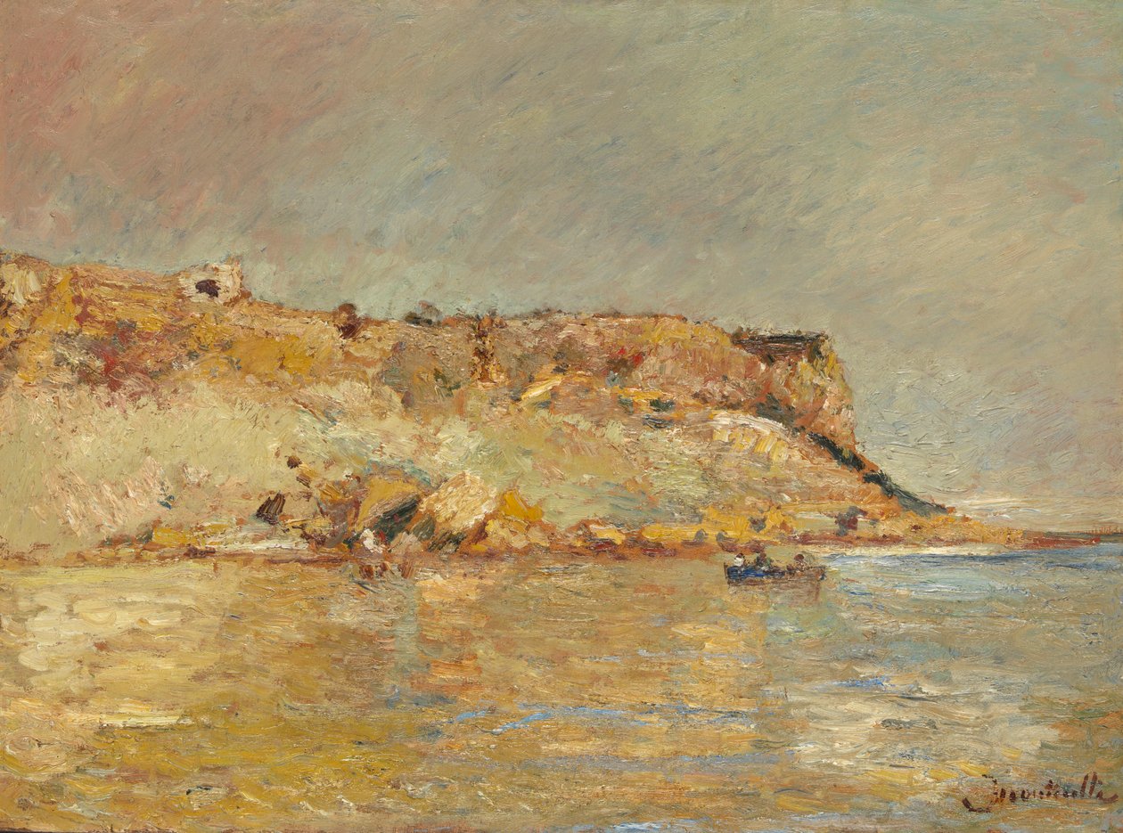 Pobřežní hory od Adolphe Joseph Thomas Monticelli